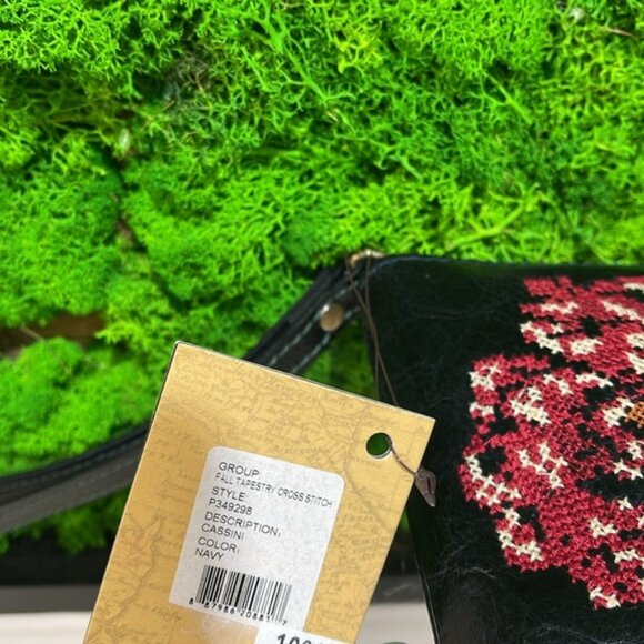 Patricia Nash Cassini Large Leather Wristlet Clutch - Picture 6 of 8